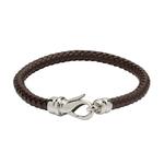 Unique & Co Dark Brown Leather Bracelet