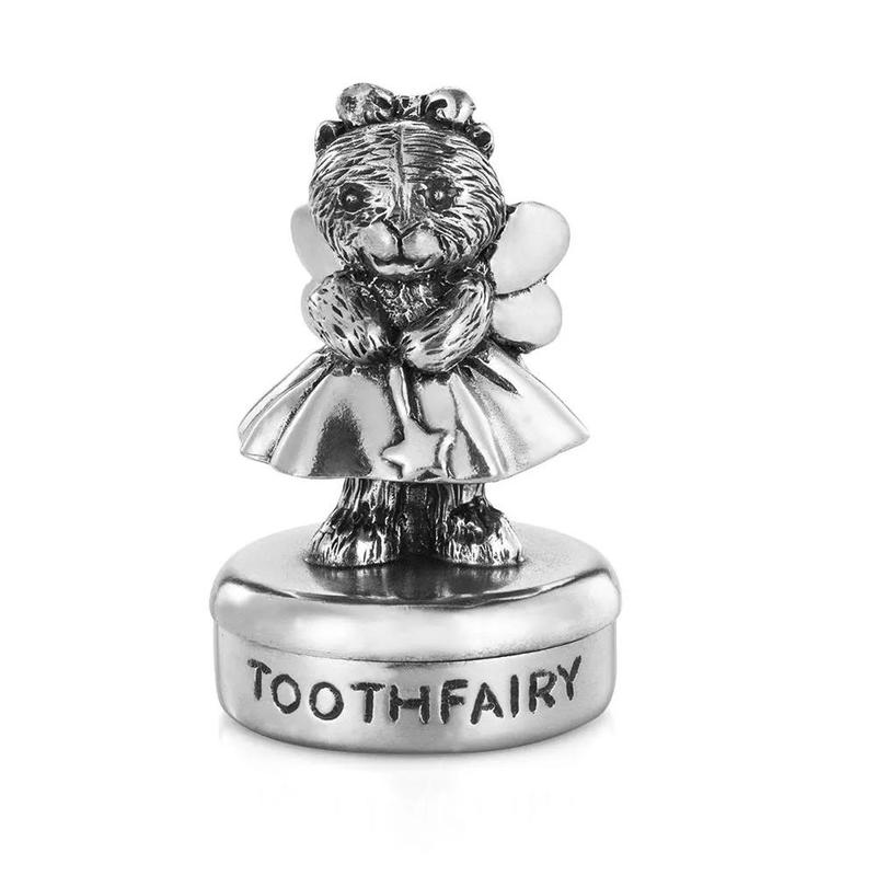 Teddy Bear Tooth Fairy Pewter Tooth Box