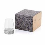 Frost Pewter & Glass Tumbler & Cooling Coaster