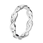 Infinity Link Silver Ring