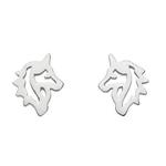 Unicorn Silver Stud Earrings