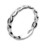 Celtic Two Strand Twist Silver Ring