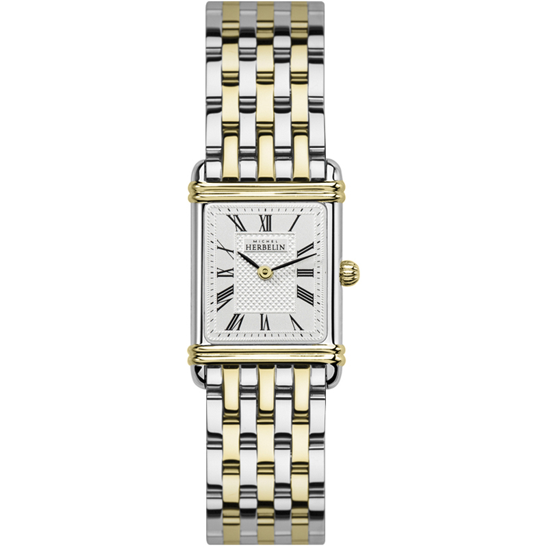 Herbelin Art-Deco Style Bi-Metal Quartz Watch