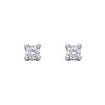 2mm Four Claw Solitaire Cubic Zirconia Studs