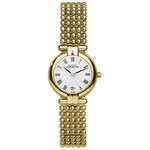 Women's 18ct Gold Plated Perle Bracelet Watch