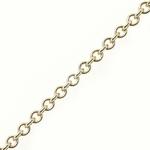Adjustable 20" Close Trace Chain 9ct Yellow Gold