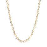 Adjustable 20" Trace Link Chain 9ct Yellow Gold