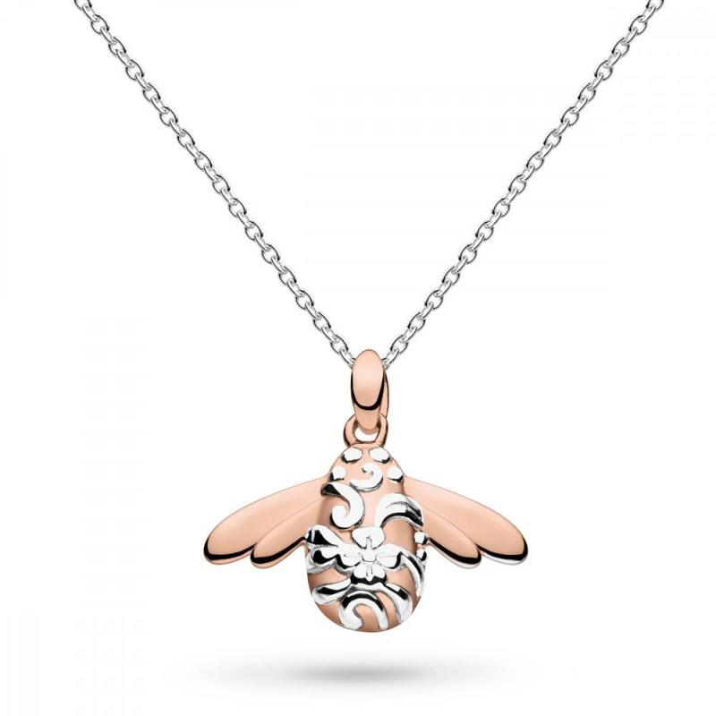 Blossom Bumblebee Rose Gold Necklace