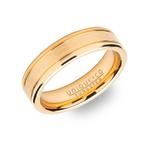 6mm Gold Plated Tungsten Ring