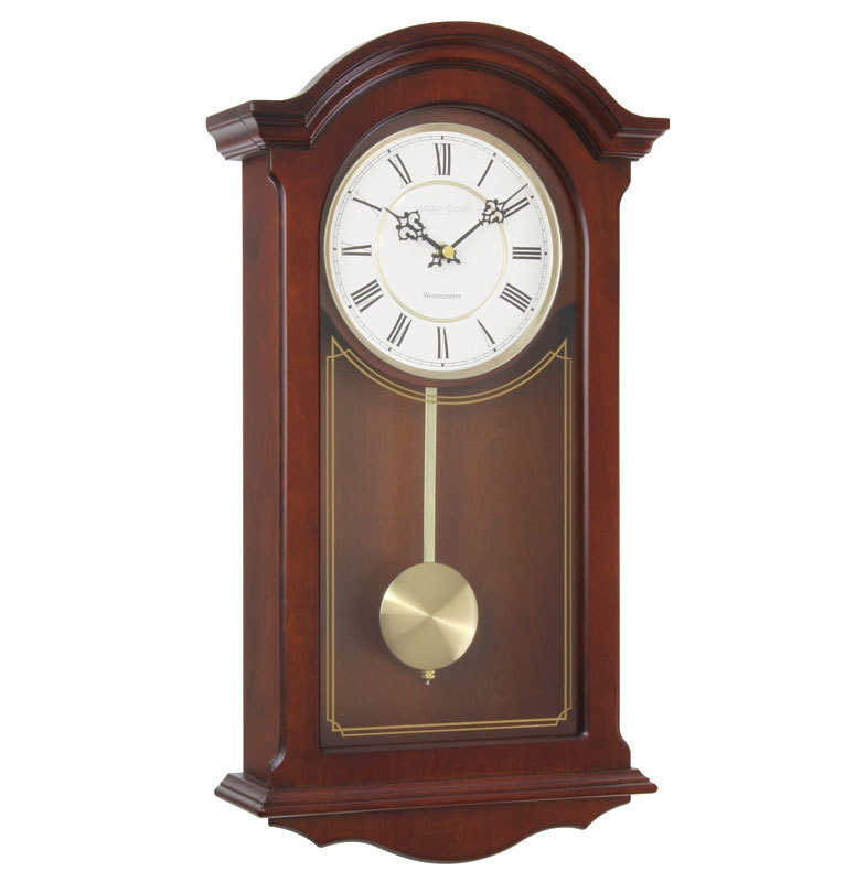 Mahogany Westminster Chime Pendulum Wall Clock