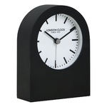 Titanium Arch Black Marker Alarm Clock