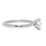 0.50ct Princess Cut Diamond Solitaire 18ct Ring