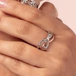 Swallow Falls Silver & Welsh Rose Gold Ring