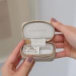 Stackers Petite Travel Jewellery Box Taupe