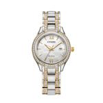 Eco-drive Ladies Watch with Mother of Pearl Dial