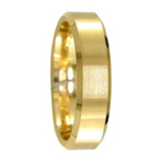 Dexter 5mm 9ct Yellow Gold Brushed Wedding Band