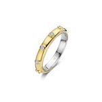 Ti Sento Gold Plated Ring With Cubic Zirconia