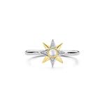 Ti Sento Star Ring Mother of Pearl