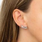 Diamonfire Baguette Cut Cluster Stud Earrings