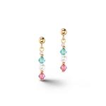 Princess Pearls Crystal Drop Earrings