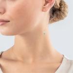Pastel Amazonite & Crystal Pull Through Earrings