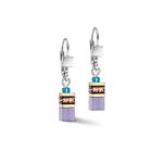 GeoCUBE® Iconic Lite Earrings Purple Multicolour