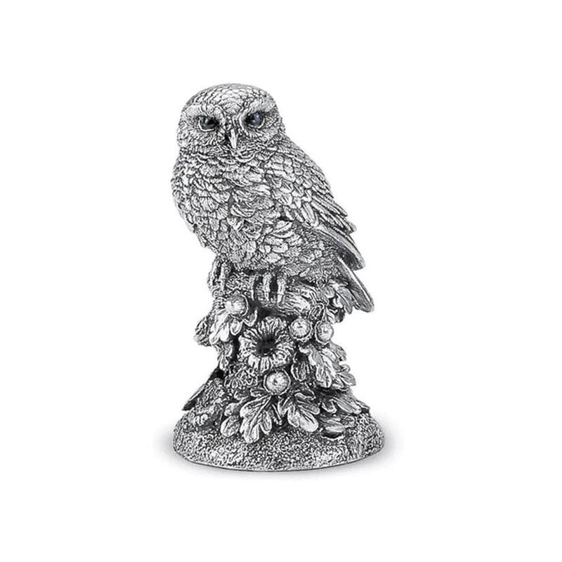 Little Owl Comyns Silver Ornament