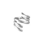 Triple Strand Polished Sterling Silver Ring