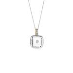 Ti Sento Large Mother-Of-Pearl Cushion Necklace