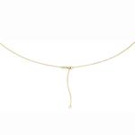 18 Inch Adjustable 9ct Yellow Gold Curb Chain
